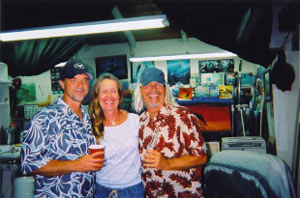 Lennie with Wyland and Kim Taylor Reese
